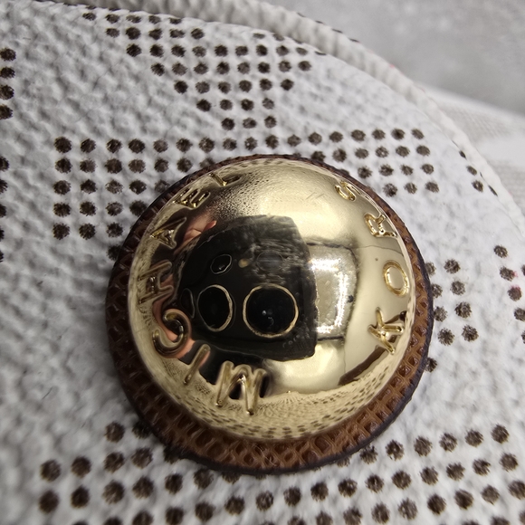 Michael Kors White and Brown Tote Bag - Picture 16 of 16